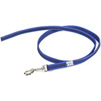 Julius-K9 218GM-B-1 Color &amp- Gray Correa de Perro del Estupendo-Apretón sin Asa- 14 mm x 1 m- Azul y Gris